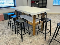 Vergadertafel met krukken - afbeelding 1 van  6