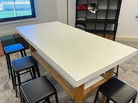 Vergadertafel met krukken - afbeelding 2 van  6