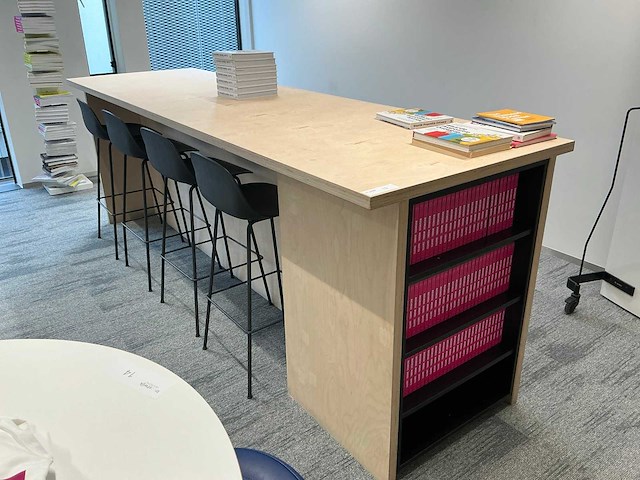 Vergadertafel met krukken - afbeelding 3 van  10