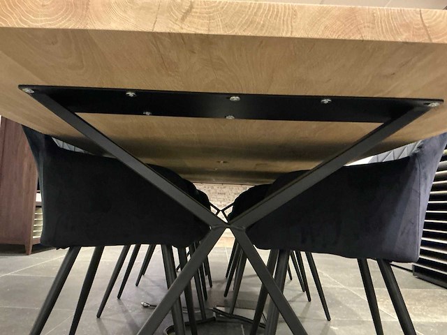 Vergadertafel met stoelen 300 x100 x 76 cm - afbeelding 2 van  10