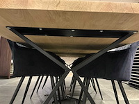 Vergadertafel met stoelen 300 x100 x 76 cm - afbeelding 2 van  10