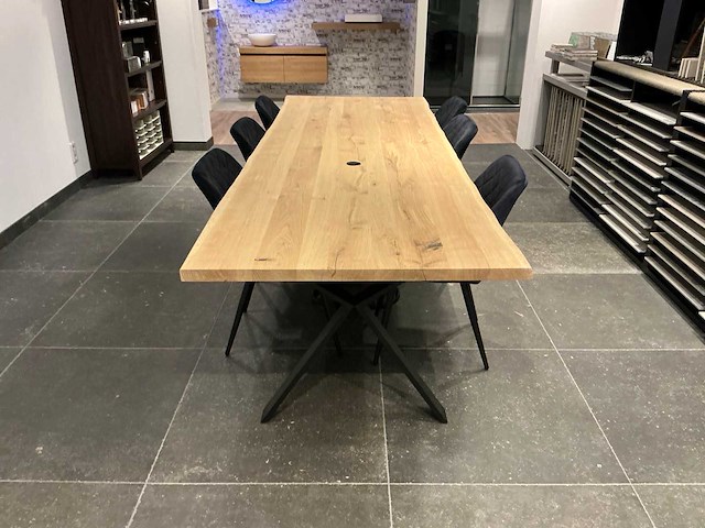 Vergadertafel met stoelen 300 x100 x 76 cm - afbeelding 1 van  10