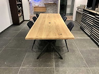 Vergadertafel met stoelen 300 x100 x 76 cm - afbeelding 1 van  10