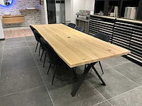 Vergadertafel met stoelen 300 x100 x 76 cm - afbeelding 3 van  10