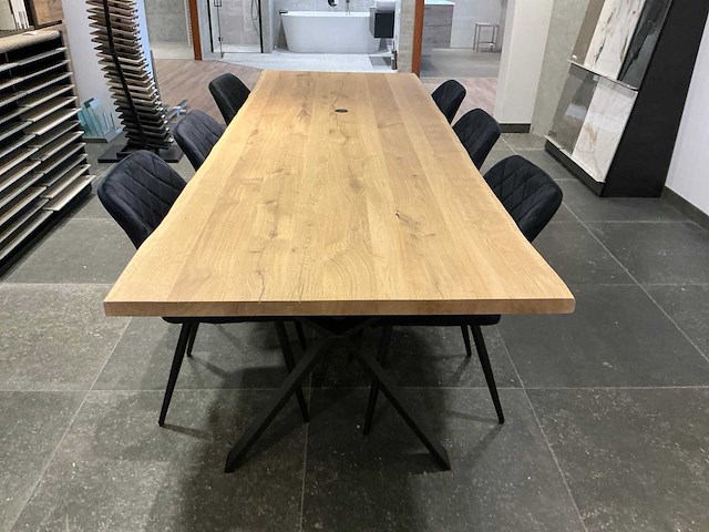 Vergadertafel met stoelen 300 x100 x 76 cm - afbeelding 5 van  10