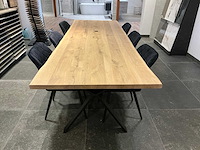 Vergadertafel met stoelen 300 x100 x 76 cm - afbeelding 5 van  10