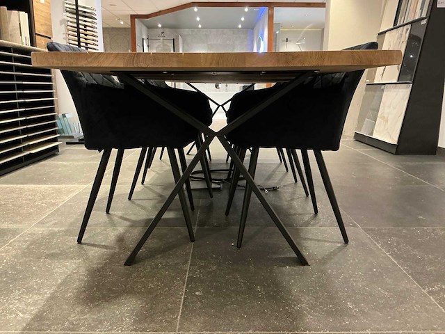 Vergadertafel met stoelen 300 x100 x 76 cm - afbeelding 6 van  10