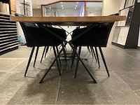 Vergadertafel met stoelen 300 x100 x 76 cm - afbeelding 6 van  10