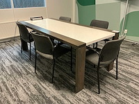 Vergadertafel met stoelen - afbeelding 1 van  7