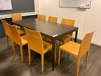 Vergadertafel met stoelen - afbeelding 1 van  5