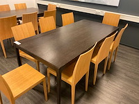 Vergadertafel met stoelen - afbeelding 2 van  5