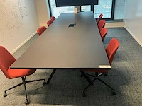Vergadertafel met stoelen - afbeelding 3 van  10