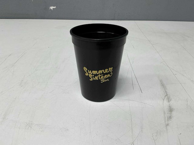 Vergingen black plastic drinkbekers party cups (500x) - afbeelding 2 van  7