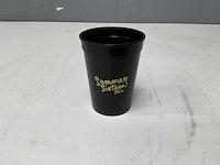 Vergingen black plastic drinkbekers party cups (500x) - afbeelding 2 van  7