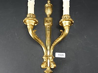 Vergulde wandkandelaar