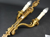 Vergulde wandkandelaar - afbeelding 5 van  5