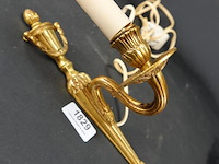 Vergulde wandkandelaar - afbeelding 2 van  5