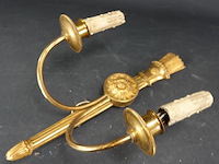 Vergulde wandkandelaar - afbeelding 2 van  5