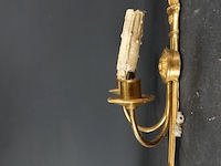 Vergulde wandkandelaar - afbeelding 3 van  5