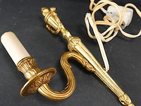 Vergulde wandkandelaar - afbeelding 4 van  5