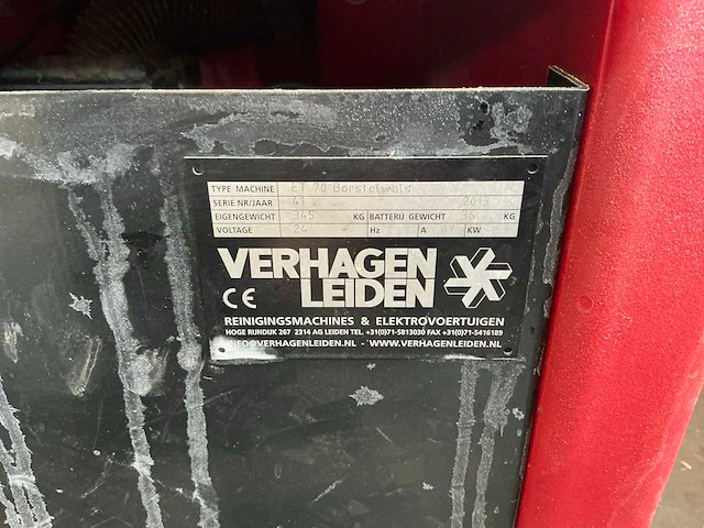 Verhagen - et 70 borstelwals - zitveegmachine - afbeelding 19 van  26