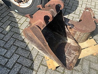 Verhoeven - dieplepelbak kraanbak dpl-2-400 cw05 - mini graafmachine - afbeelding 5 van  8