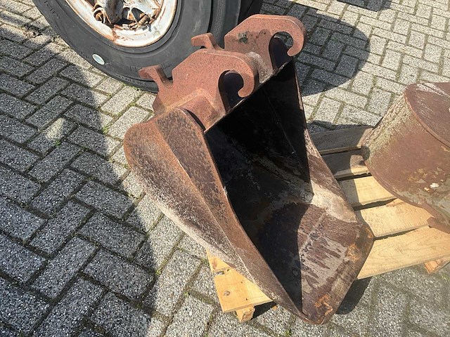 Verhoeven - kraanbak dpl-2-400 - minigraafmachine - afbeelding 1 van  4