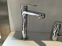 Verhoogde wastafelmengkraan chroom - afbeelding 2 van  6