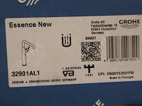 Verhoogde wastafelmengkraan grohe, essence new xl, chroom - afbeelding 2 van  5
