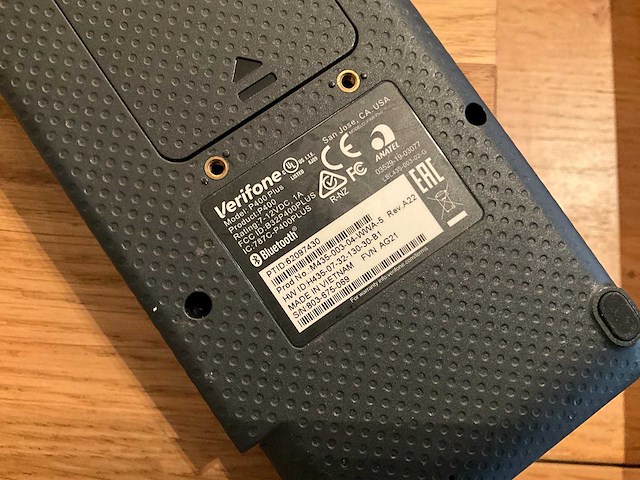 Verifone - p400 plus - pinautomaat - afbeelding 2 van  2