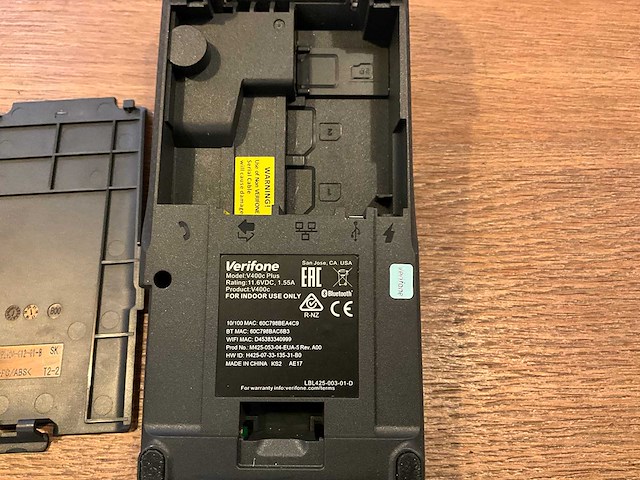 Verifone - v400c plus - pinautomaat - afbeelding 2 van  2