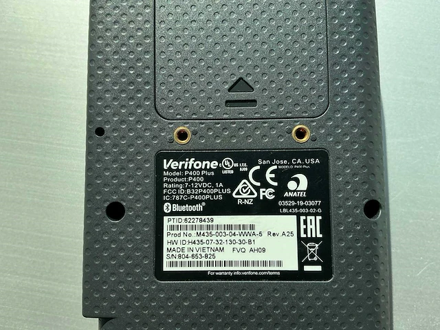 Verifone p400 plus pinautomaat met accessoires (16x) - afbeelding 3 van  7