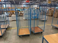 Verijdbare 3-zijdige rolcontainer (2x)