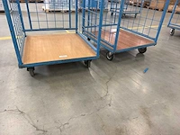 Verijdbare 3-zijdige rolcontainer (2x) - afbeelding 2 van  4