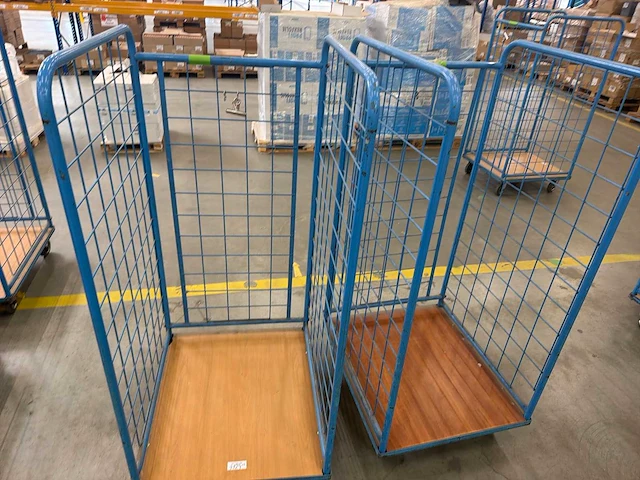 Verijdbare 3-zijdige rolcontainer (2x) - afbeelding 3 van  4