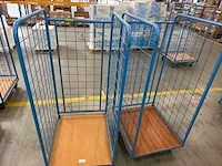 Verijdbare 3-zijdige rolcontainer (2x) - afbeelding 3 van  4
