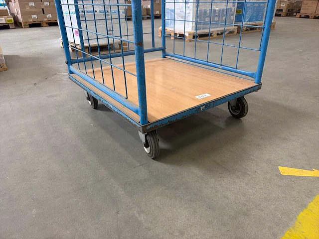 Verijdbare 3-zijdige rolcontainer - afbeelding 2 van  3