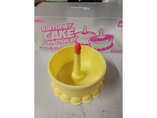 Verjaardags taart vorm 2 set van 2 stuks h018 - afbeelding 3 van  7