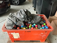 Verjaardagstaart springkussen / ballenbad - afbeelding 2 van  11