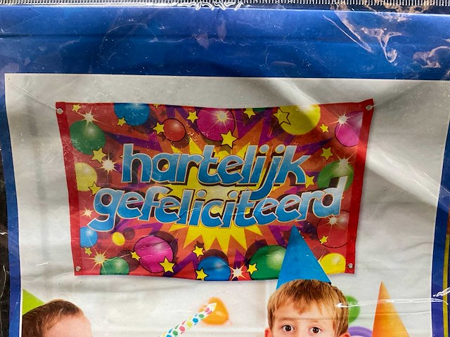 Verjaardagsvlaggen (24x) - afbeelding 2 van  3