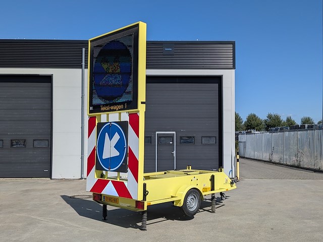 Verkeersveiligheids- en bewegwijzeringsaanhangwagen, verdegro, vd3, 2011 - afbeelding 1 van  21