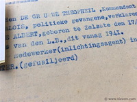 Verklaring verzetstrijder - afbeelding 2 van  2