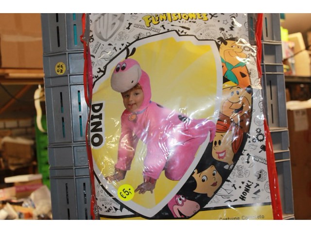 Verkleed kostuum flintstone 1 tot 2 jaar 1 set - afbeelding 6 van  7