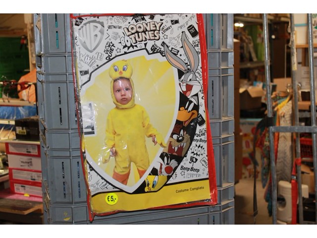 Verkleed kostuum tweety 1 tot 2 jaar 1 set - afbeelding 5 van  7