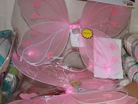 Verkleed vleugels rose 2 stuks loc h15 - afbeelding 3 van  3