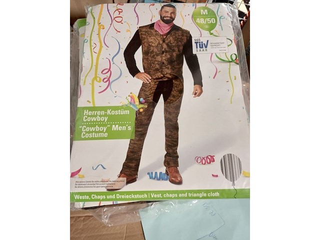 Verkleedpak maat m 12 stuks in ds 78 - afbeelding 1 van  5