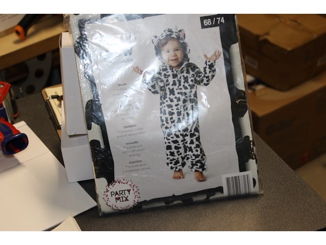 Verkleedpakej koe mt 68 74 1x in ds k - afbeelding 2 van  3