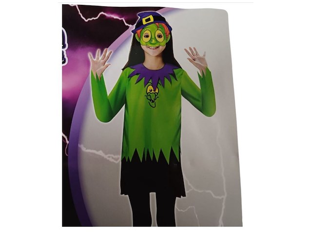 Verkleedpakje mix kids met masker - size s ( 3-5 ) 25x - afbeelding 7 van  9