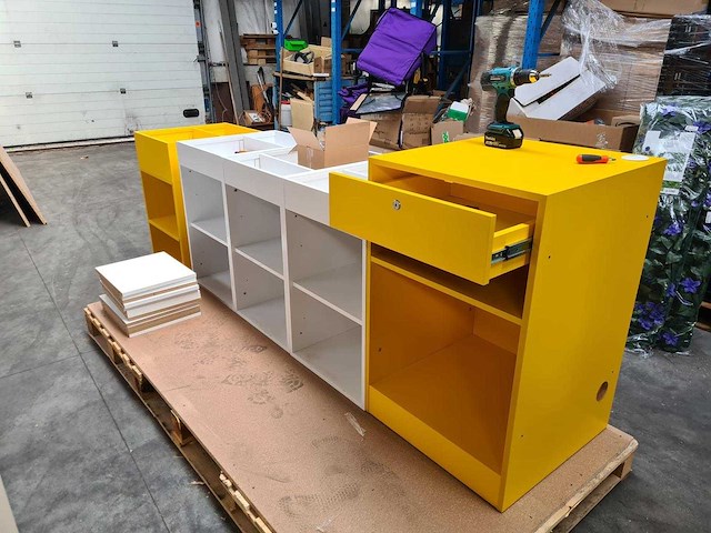 Verkoopbalie opstelling getir (2x) - afbeelding 2 van  6