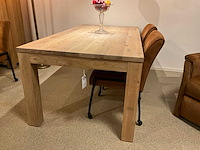 Verlengbare eiken eetkamertafel - afbeelding 6 van  8